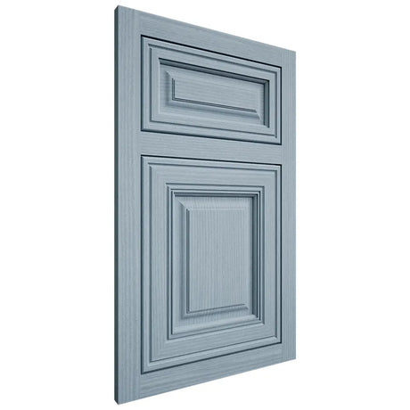 Shiloh Cabinetry Flush Inset Savannah White Oak Rift Cut Sky Door