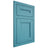 Shiloh Cabinetry Flush Inset Scottsdale Alder Plain Cut Aqua Door