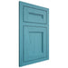 Shiloh Cabinetry Flush Inset Scottsdale Alder Plain Cut Aqua Door