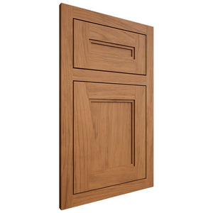 Shiloh Cabinetry Flush Inset Scottsdale Alder Plain Cut Caramel Door