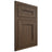 Shiloh Cabinetry Flush Inset Scottsdale Alder Plain Cut Caviar Door