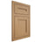 Shiloh Cabinetry Flush Inset Scottsdale Alder Plain Cut Natural Door