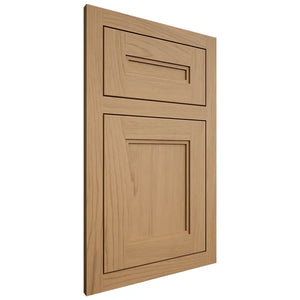 Shiloh Cabinetry Flush Inset Scottsdale Alder Plain Cut Natural Door
