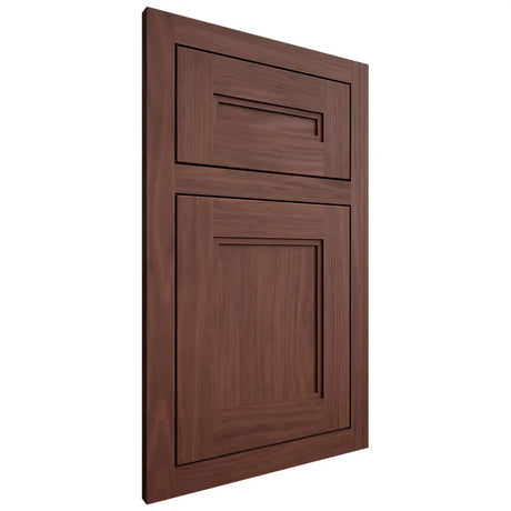 Shiloh Cabinetry Flush Inset Scottsdale Cherry Plain Cut Bourbon Door