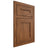Shiloh Cabinetry Flush Inset Scottsdale Cherry Plain Cut Carob Door