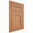Shiloh Cabinetry Flush Inset Scottsdale Cherry Plain Cut Natural Door