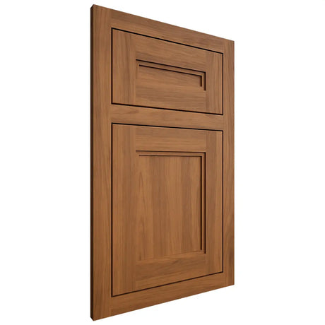 Shiloh Cabinetry Flush Inset Scottsdale Hickory Plain Cut Chestnut Door