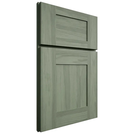 Shiloh Cabinetry Flush Inset Scottsdale Hickory Plain Cut Moss Door