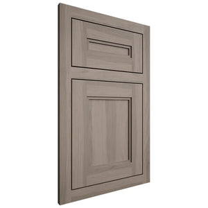 Shiloh Cabinetry Flush Inset Scottsdale Hickory Plain Cut Sterling Door