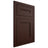 Shiloh Cabinetry Flush Inset Scottsdale Maple Plain Cut Cocoa Door