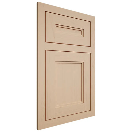 Shiloh Cabinetry Flush Inset Scottsdale Maple Plain Cut Natural Door