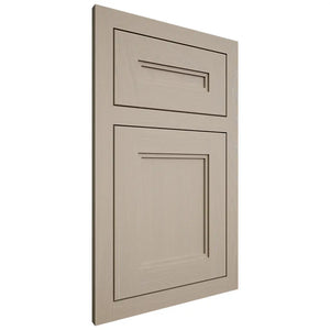 Shiloh Cabinetry Flush Inset Scottsdale Maple Plain Cut Pebble Door