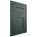 Shiloh Cabinetry Flush Inset Scottsdale Paintable Billiard Green Door