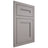 Shiloh Cabinetry Flush Inset Scottsdale Paintable Dovetail Gray Door