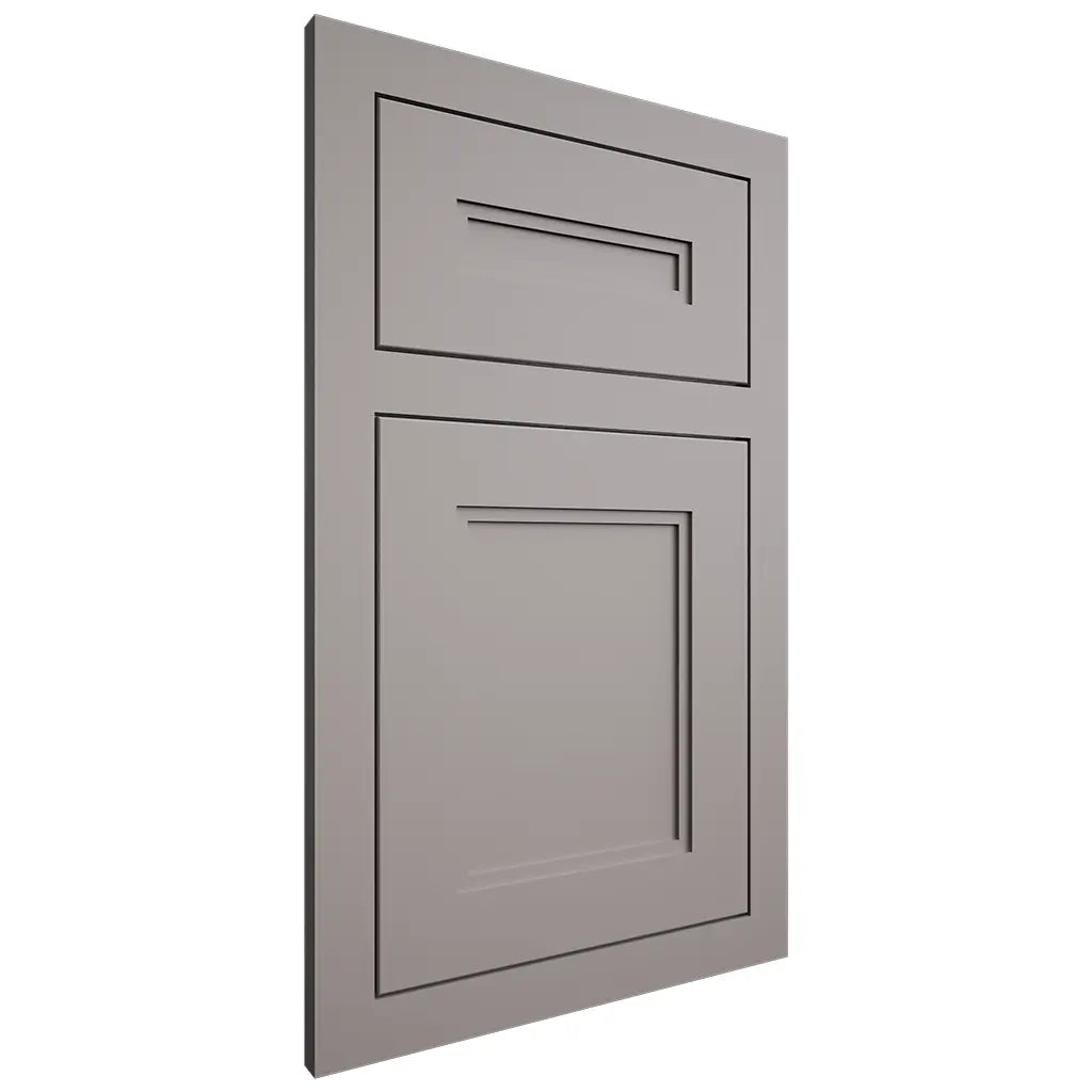 Shiloh Cabinetry Flush Inset Scottsdale Paintable Dovetail Gray Door