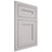 Shiloh Cabinetry Flush Inset Scottsdale Paintable Light French Gray Door