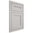 Shiloh Cabinetry Flush Inset Scottsdale Paintable Mindful Gray Door