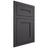 Shiloh Cabinetry Flush Inset Scottsdale Poplar Plain Cut Cadet Door