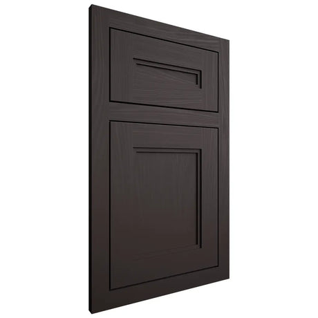 Shiloh Cabinetry Flush Inset Scottsdale Poplar Plain Cut Carbon Door