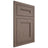 Shiloh Cabinetry Flush Inset Scottsdale Poplar Plain Cut River Rock Door