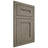 Shiloh Cabinetry Flush Inset Scottsdale Poplar Plain Cut Sterling Door