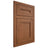 Shiloh Cabinetry Flush Inset Scottsdale Red Oak Plain Cut Braun Door