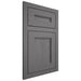 Shiloh Cabinetry Flush Inset Scottsdale Red Oak Plain Cut Cadet Door