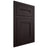 Shiloh Cabinetry Flush Inset Scottsdale Red Oak Plain Cut Espresso Door