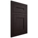 Shiloh Cabinetry Flush Inset Scottsdale Red Oak Plain Cut Espresso Door