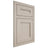 Shiloh Cabinetry Flush Inset Scottsdale Walnut Plain Cut Seagull Door