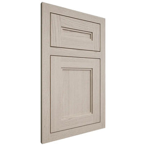 Shiloh Cabinetry Flush Inset Scottsdale Walnut Plain Cut Seagull Door