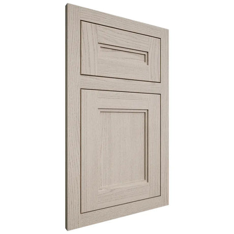 Shiloh Cabinetry Flush Inset Scottsdale Walnut Plain Cut Seagull Door