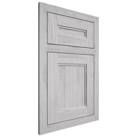 Shiloh Cabinetry Flush Inset Scottsdale Walnut Plain Cut Stratus Door