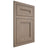 Shiloh Cabinetry Flush Inset Scottsdale White Oak Plain Cut Almond Door