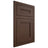 Shiloh Cabinetry Flush Inset Scottsdale White Oak Plain Cut Braun Door