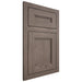 Shiloh Cabinetry Flush Inset Scottsdale White Oak Plain Cut Clay Door