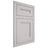 Shiloh Cabinetry Flush Inset Scottsdale White Oak Plain Cut Cotton Door