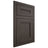 Shiloh Cabinetry Flush Inset Scottsdale White Oak Plain Cut Creekside Door