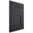 Shiloh Cabinetry Flush Inset Scottsdale White Oak Plain Cut Harbor Door