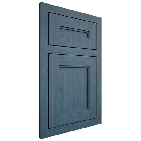 Shiloh Cabinetry Flush Inset Scottsdale White Oak Plain Cut Hudson Door