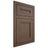 Shiloh Cabinetry Flush Inset Scottsdale White Oak Plain Cut Mineral Door