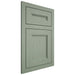 Shiloh Cabinetry Flush Inset Scottsdale White Oak Plain Cut Moss Door
