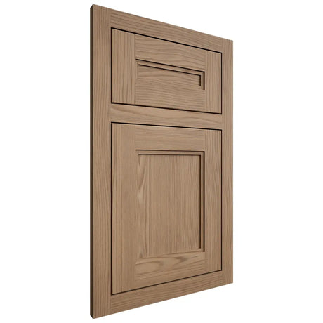Shiloh Cabinetry Flush Inset Scottsdale White Oak Plain Cut Natural Door