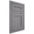Shiloh Cabinetry Flush Inset Scottsdale White Oak Plain Cut Sterling Door