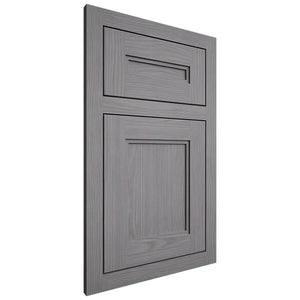 Shiloh Cabinetry Flush Inset Scottsdale White Oak Plain Cut Sterling Door