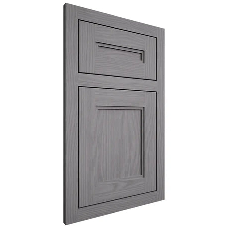 Shiloh Cabinetry Flush Inset Scottsdale White Oak Plain Cut Sterling Door