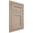 Shiloh Cabinetry Flush Inset Scottsdale White Oak Plain Cut Straw Door