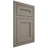 Shiloh Cabinetry Flush Inset Scottsdale White Oak Plain Cut Thyme Door