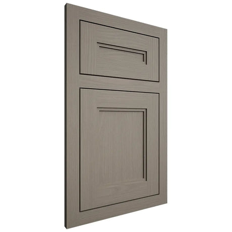 Shiloh Cabinetry Flush Inset Scottsdale White Oak Plain Cut Thyme Door
