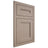 Shiloh Cabinetry Flush Inset Scottsdale White Oak Plain Cut Whitewash Door
